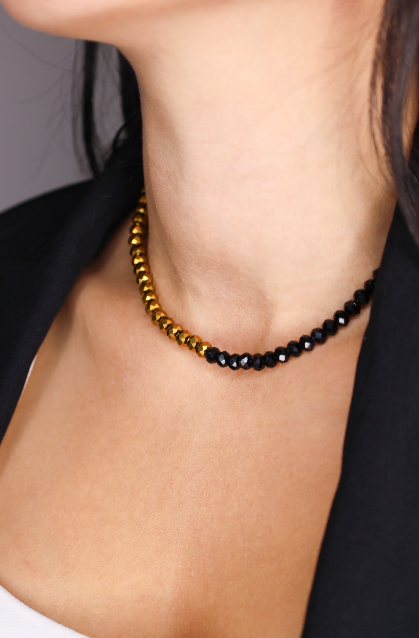 Black Sunshine Necklace