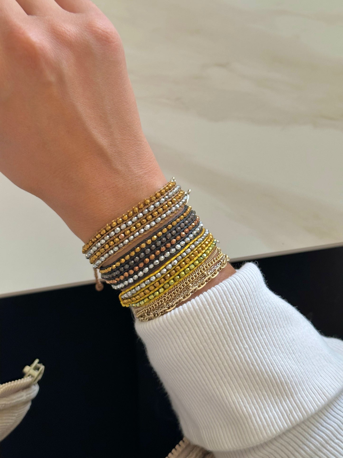 Hazel Crystal Bracelet