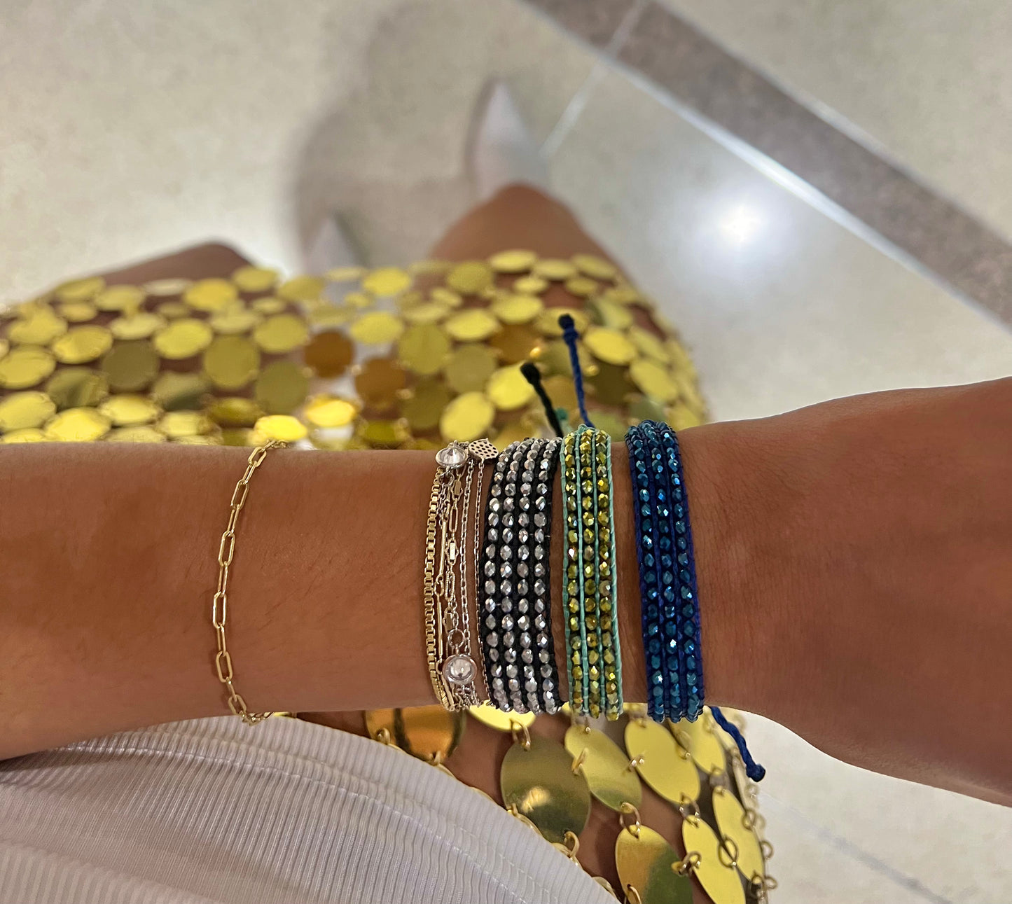 Silver Crystal Bracelet