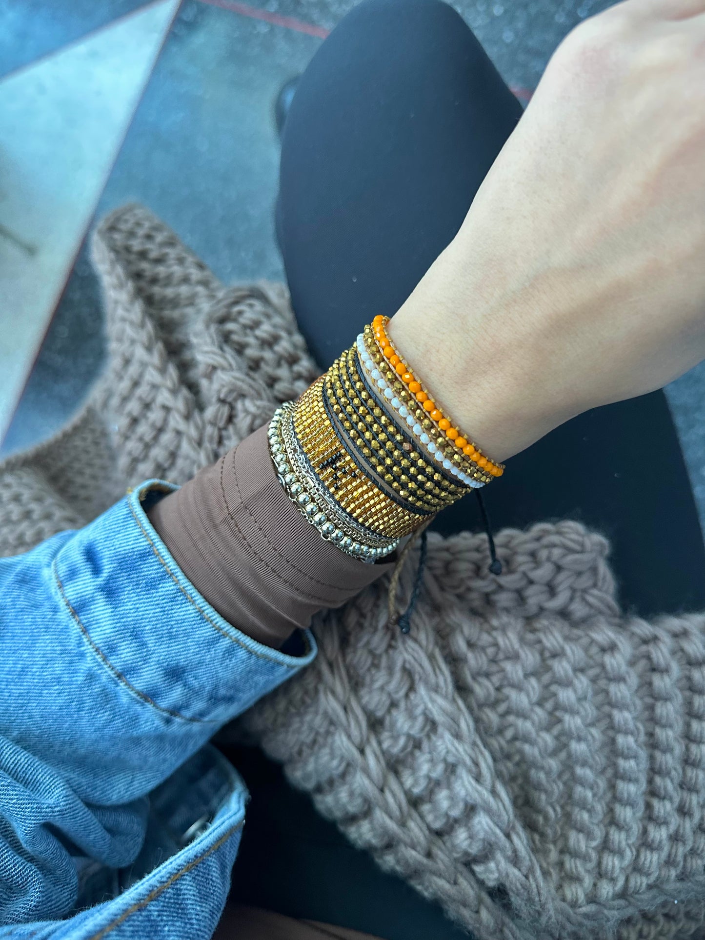 Gold Crystal Bracelet