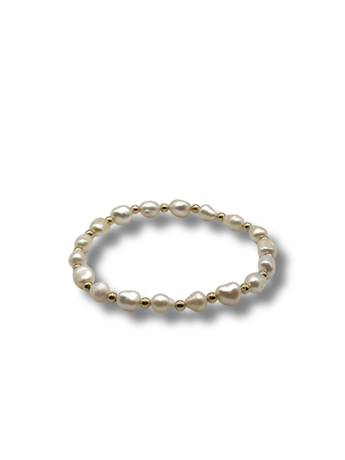Pearl Gold Beaded Bracelet