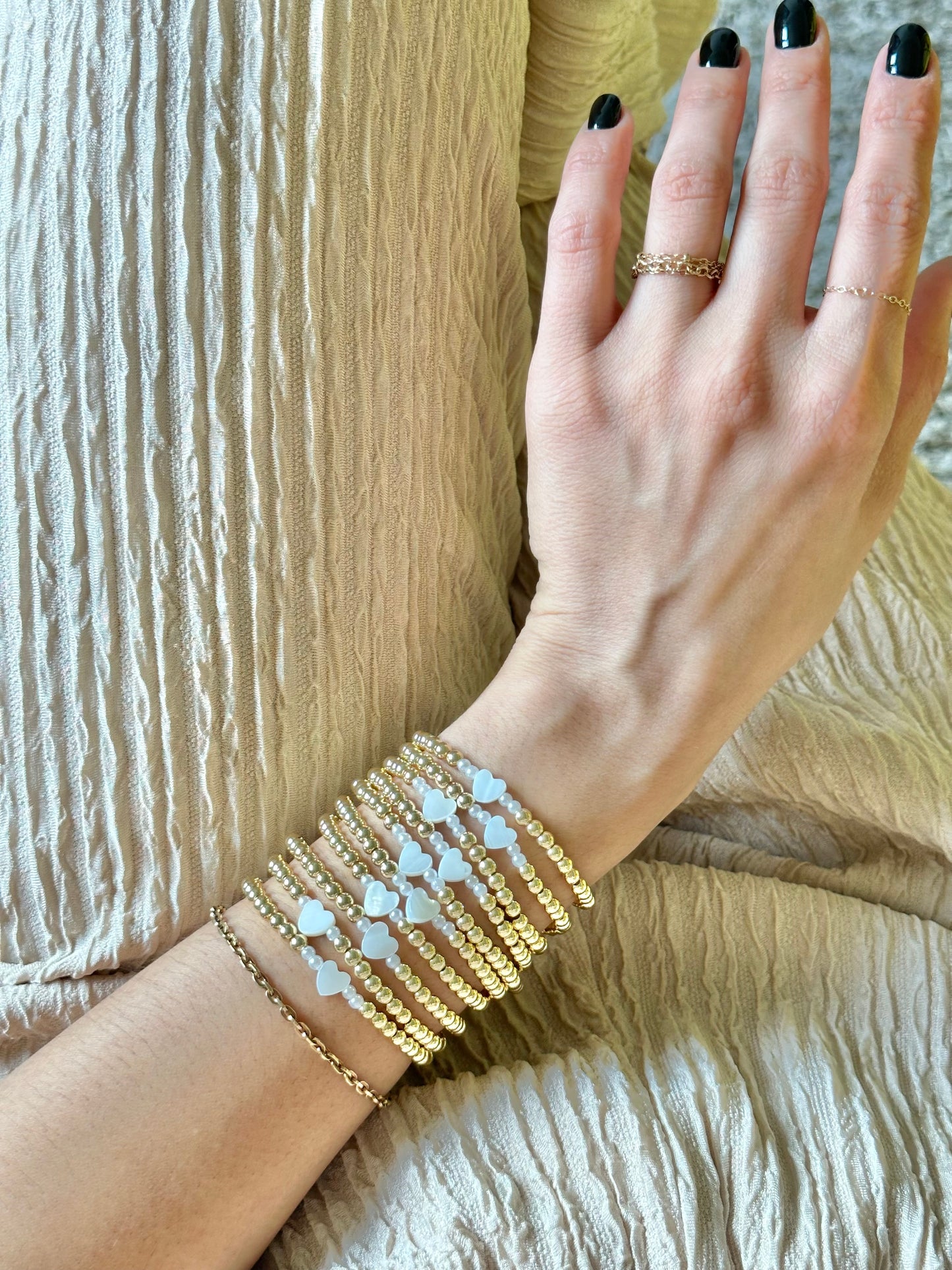 Pearl Heart Bracelet