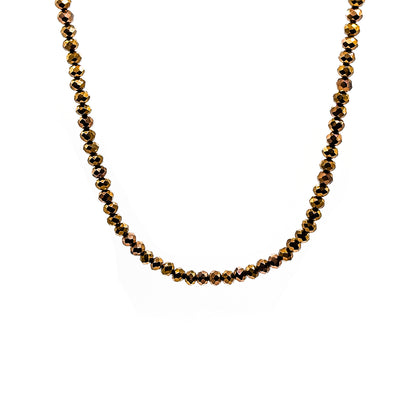Copper Crystalline Necklace
