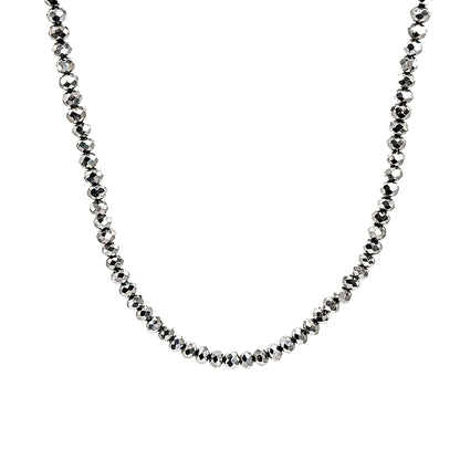 Silver Crystalline Necklace