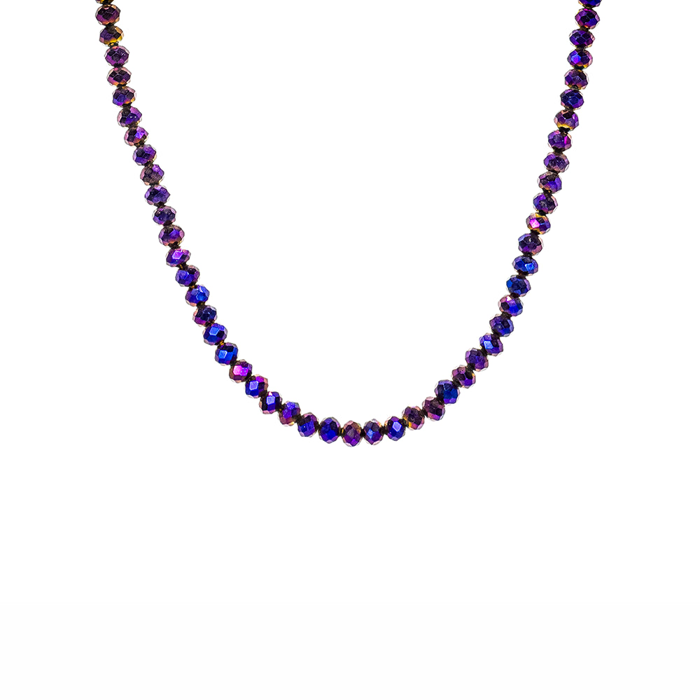 Purple Crystalline Necklace