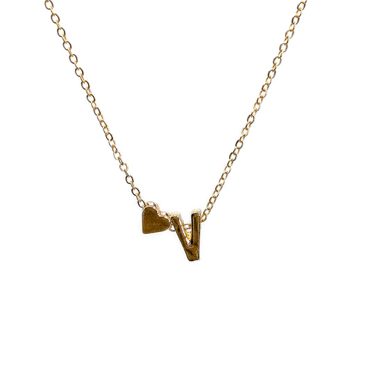 Letter V Necklace