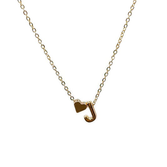 Letter J Necklace