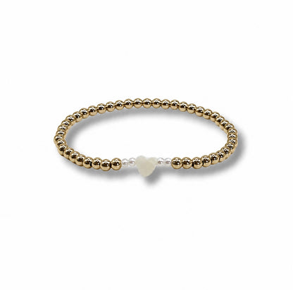 Pearl Heart Bracelet