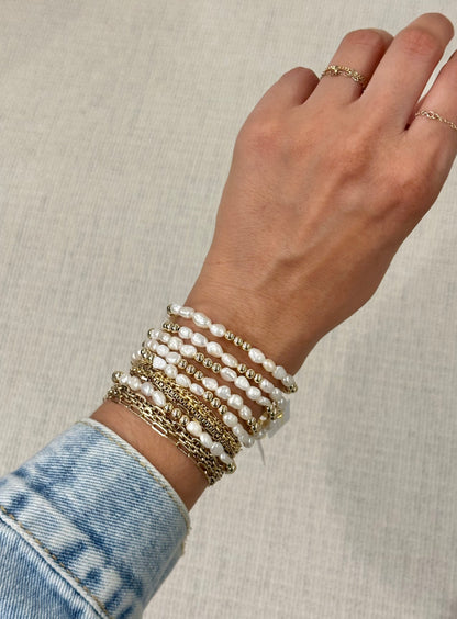 Golden Pearl Bracelet