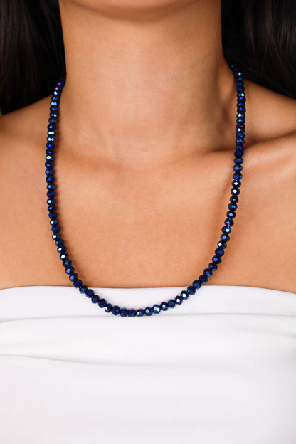 Sapphire Crystalline Necklace