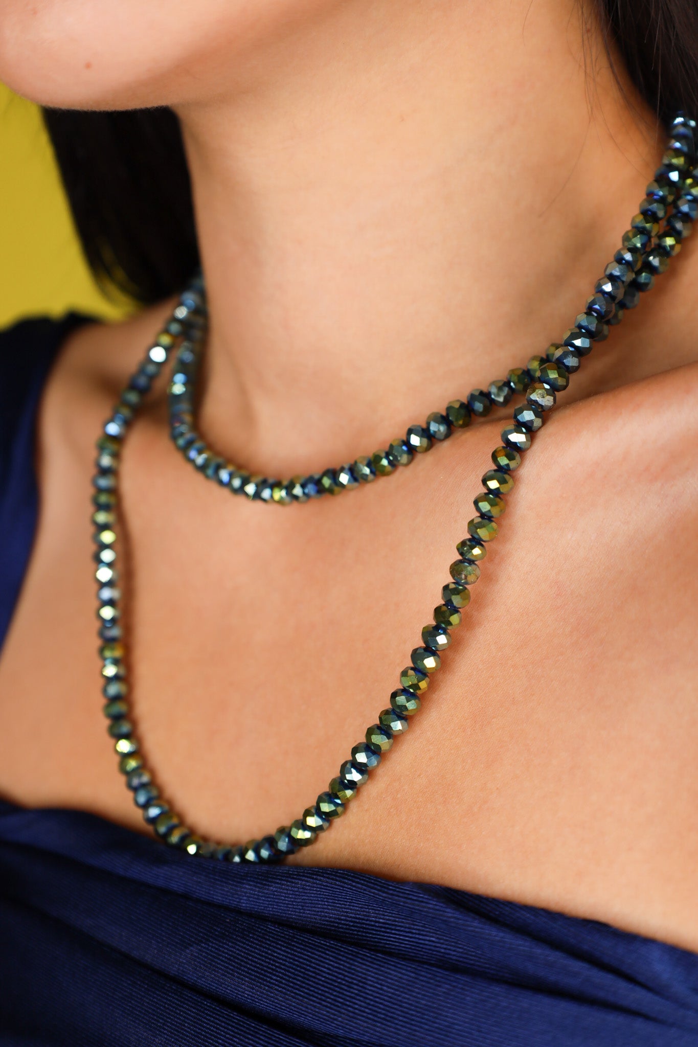 Emerald Crystalline Necklace