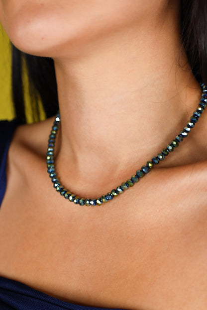 Emerald Crystalline Necklace