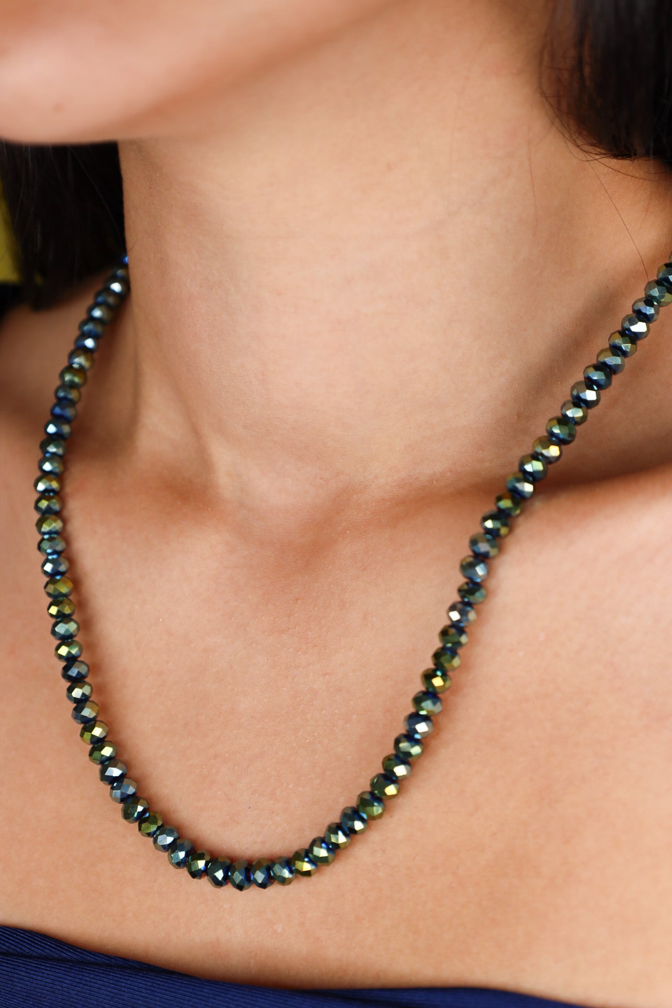Emerald Crystalline Necklace