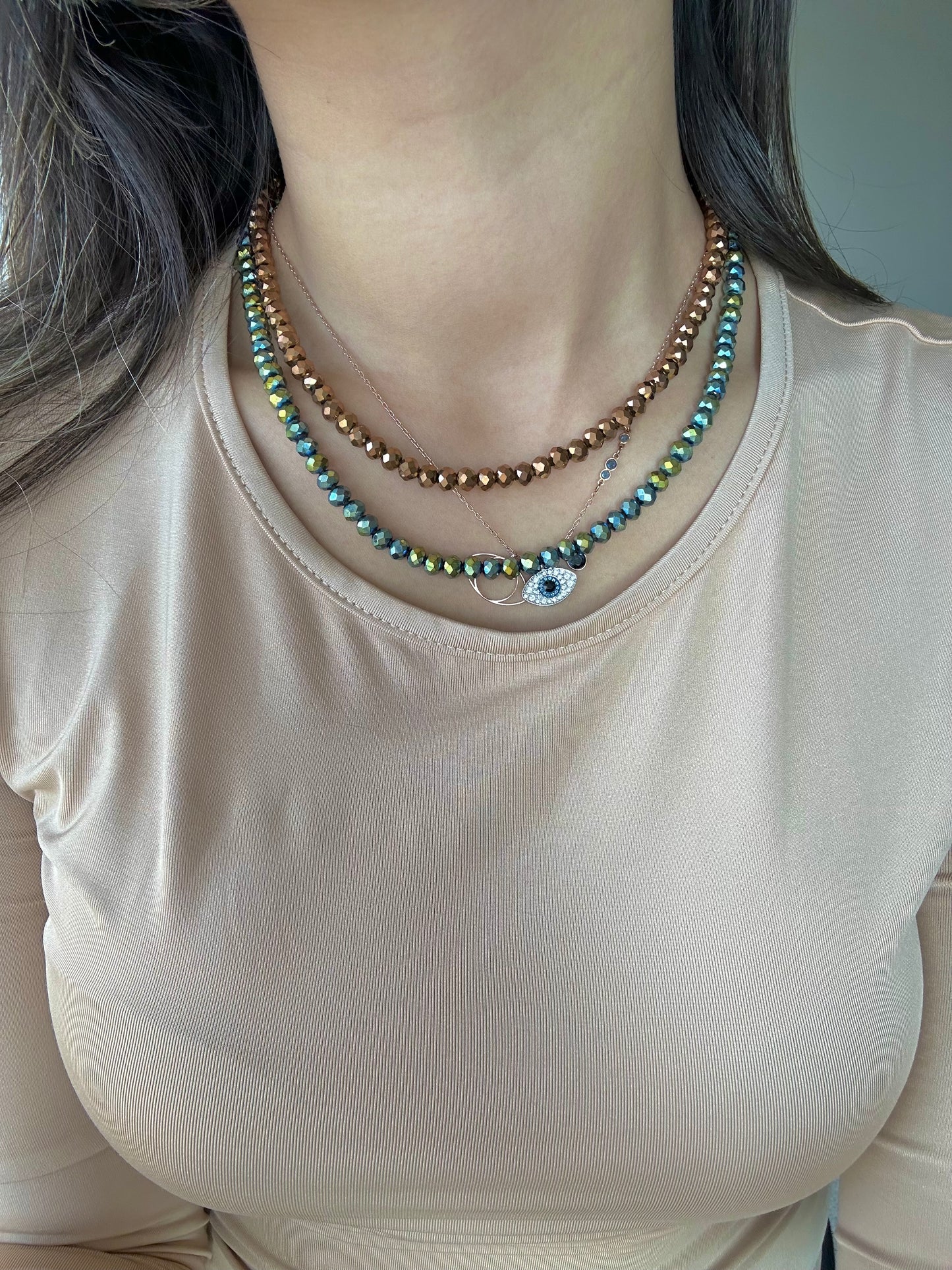 Emerald Crystalline Necklace